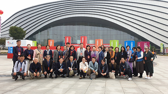 중국이싱도예제에 참가한 한국방문단.